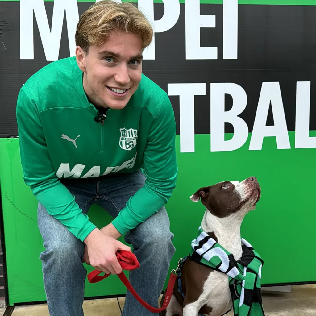 sassuolo calcio per i cani abbandonati di punto & virgola