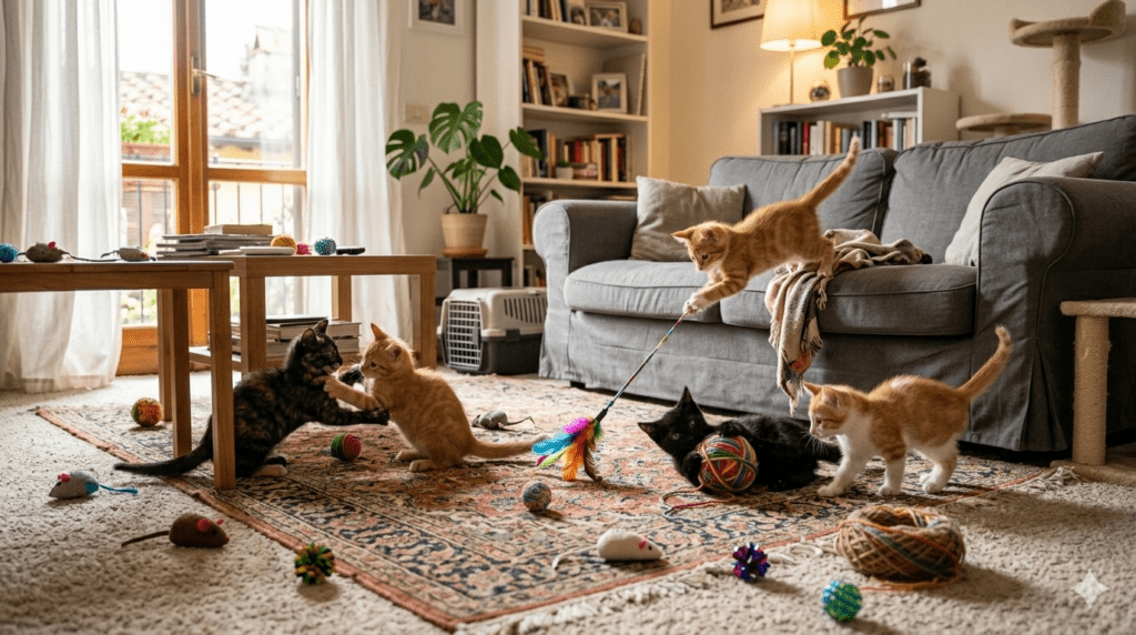 cat sitting a milano
