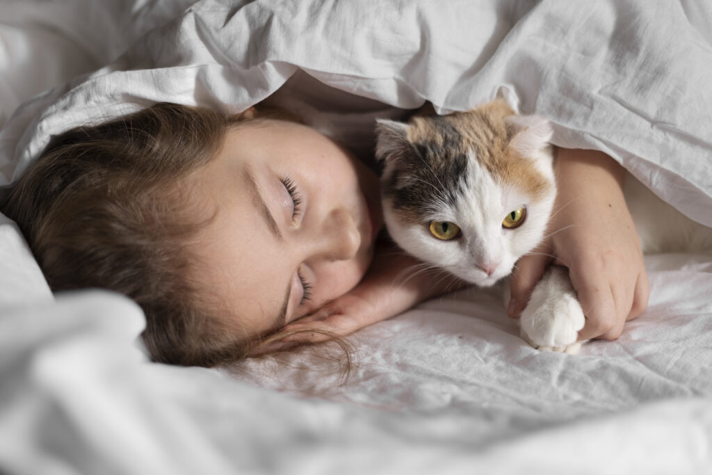 dormire con cane gatto